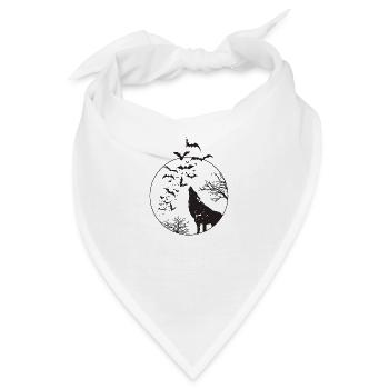 Halloween Werwolf - Bandana - Weiß - Vorne