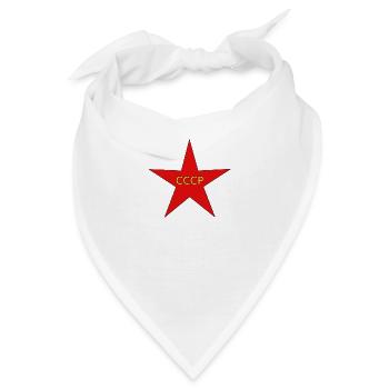 Roter Stern der UdSSR - Bandana - Weiß - Vorne