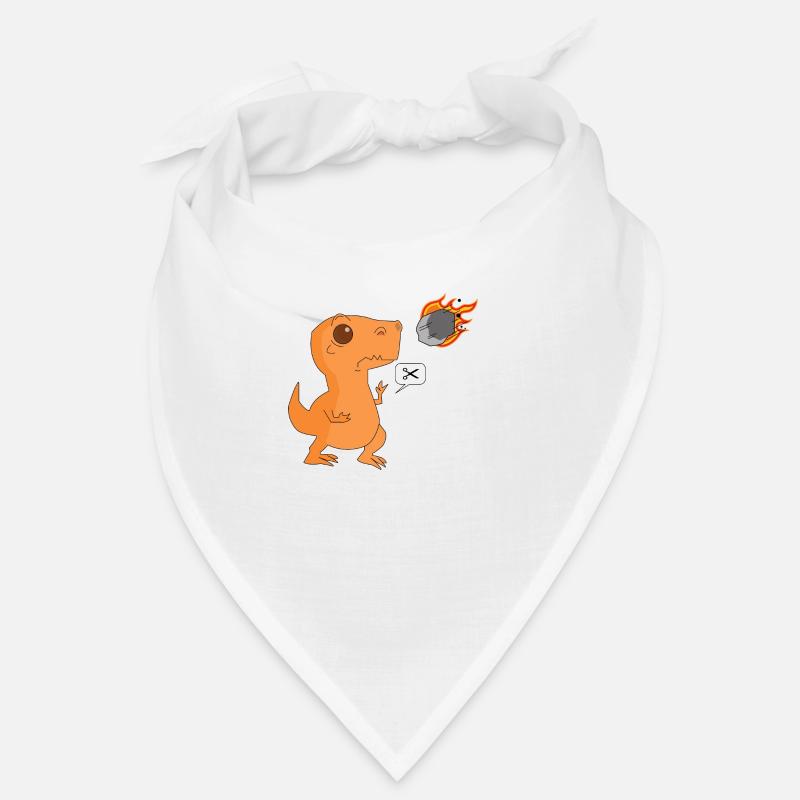 Dinosaure pierre papier ciseaux Bandana