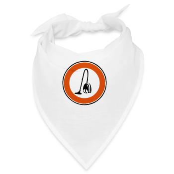 Staubsauger verboten Panel - Bandana - Weiß - Vorne