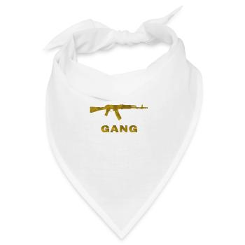 AK 47 Gang Gold - Bandana - Weiß - Vorne