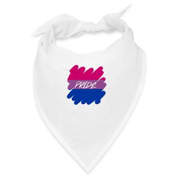 Bi Pride - Pride - Bandana - Weiß - Vorne