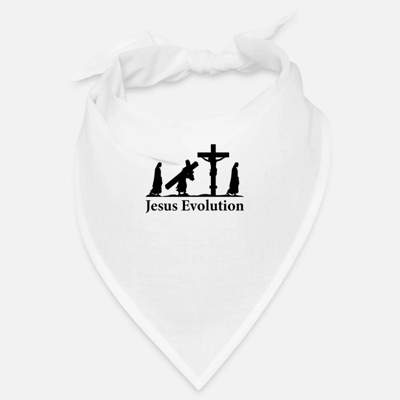 T-shirt de religion drôle d'évolution de Jésus-Christ Bandana