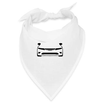 JDM Car eyes FN | T-shirts JDM - Bandana - Weiß - Vorne