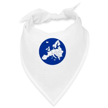 Europa - Bandana - Weiß - Vorne