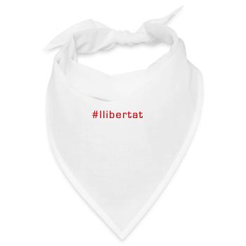 Tshirt #llibertat Catalunya Independencia - Bandana - Weiß - Vorne