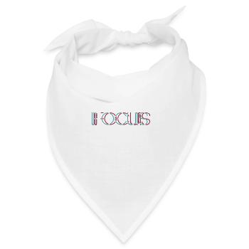 Focus Trippy Design - Bandana - Weiß - Vorne