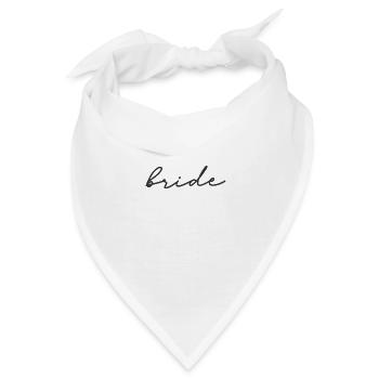 Bride Shirt JGA Junggesellinnenabschied - Bandana - Weiß - Vorne