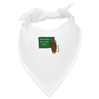 Lehrer - Bandana - Weiß - Vorne
