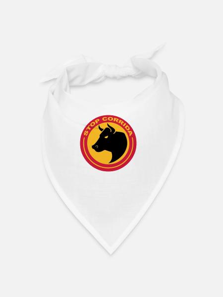 stop corrida - Bandana - blanc