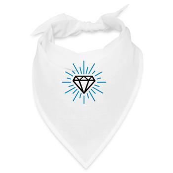 Diamant - Bandana - Weiß - Vorne