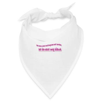 Nett Nicht ewig Hübsch - Bandana - Weiß - Vorne