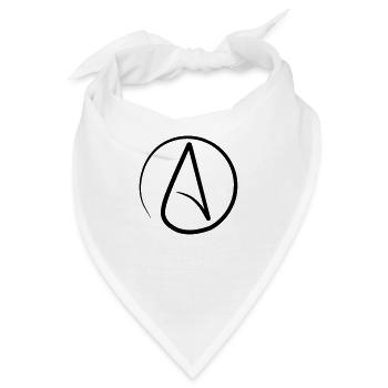 Atheismus-Symbol - Bandana - Weiß - Vorne