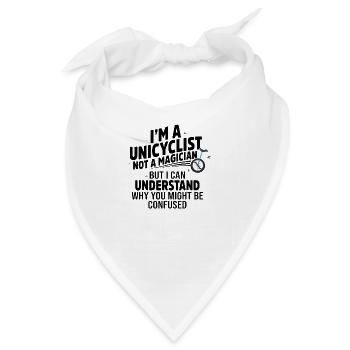 Einrad - Bandana - Weiß - Vorne