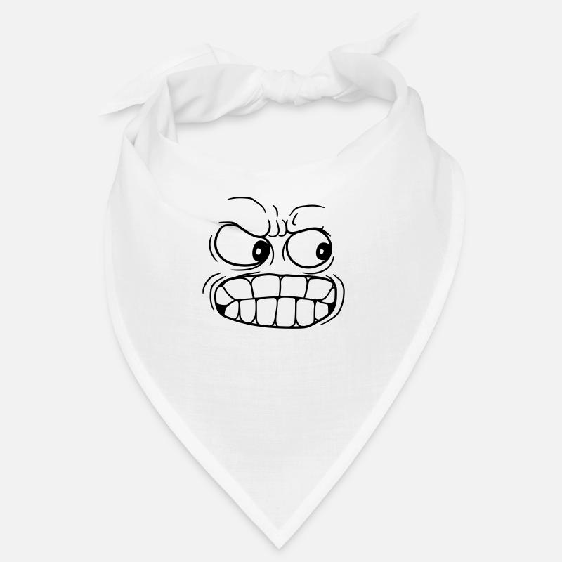 stinksauer kopf gesicht boese wuetend beherrschung Bandana