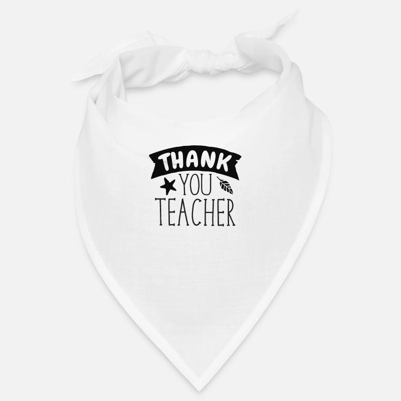 Merci cadeau de professeur avec bannière Bandana