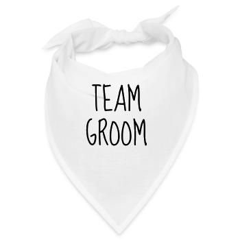 Ehe Hochzeit Liebe Paar Ehemann Frau Braut Love - Bandana - Weiß - Vorne