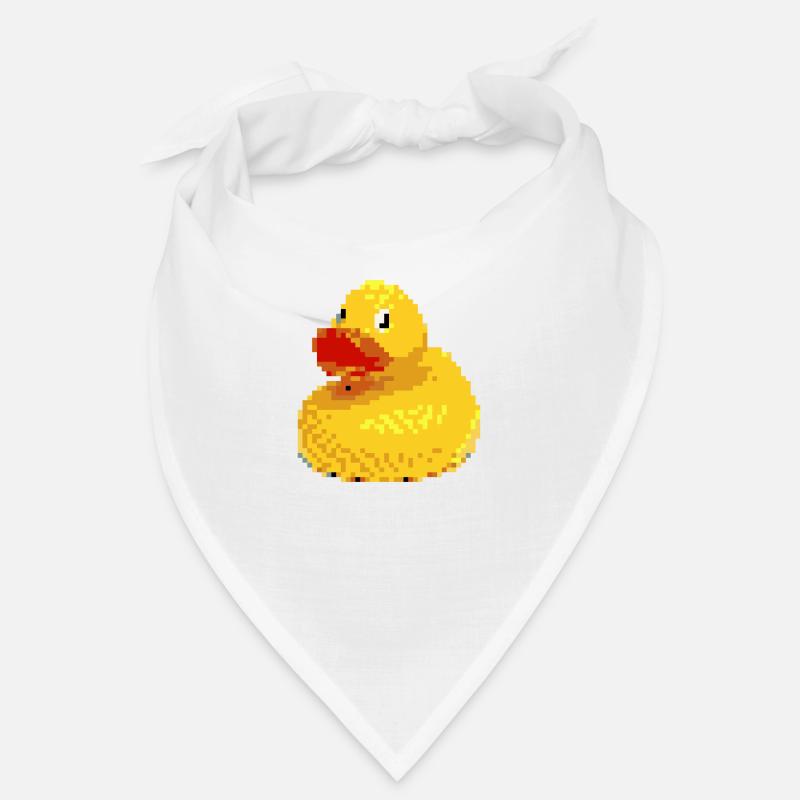 Canard pixel en caoutchouc Bandana