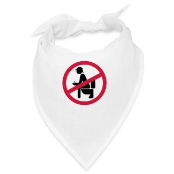 no shit sherlock - Bandana - Weiß - Vorne