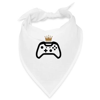 gamer - Bandana - Weiß - Vorne