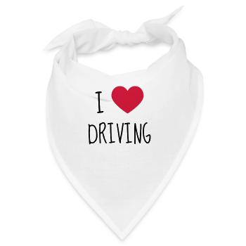Fahrer Fahren Sport Auto Spieler - Bandana - Weiß - Vorne