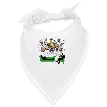 therapeut_psychologe_10201603 - Bandana - Weiß - Vorne
