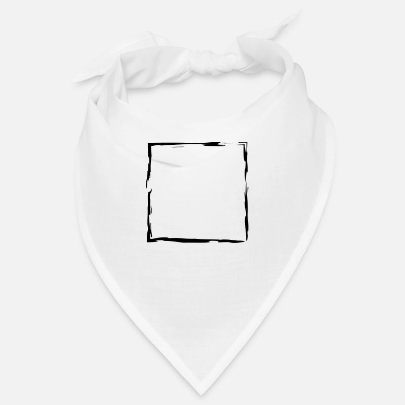 frame square edging square square brush lini Bandana