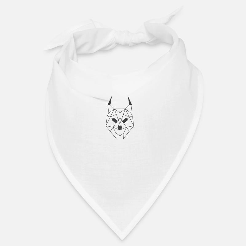 Luchs Minimalistisch Bandana
