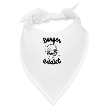 Burger Addict - Bandana - Weiß - Vorne