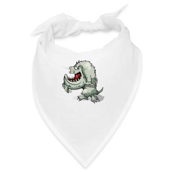monster - Bandana - Weiß - Vorne
