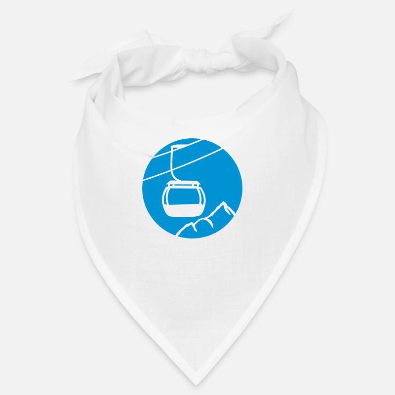 kreis rund logo schwebebahn eine einzelne gondelba Bandana