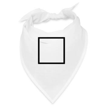 Anpassen / Anpassung / fertigen / Customize it - Bandana - Weiß - Vorne