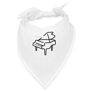 piano - Bandana - Weiß - Vorne