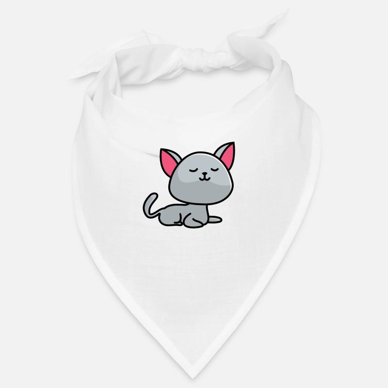 Eingebildete britisch Kurzhaar Katze Bandana