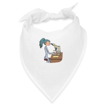 Biomedizinisch Wissenschaft Mikroskop - Bandana - Weiß - Vorne