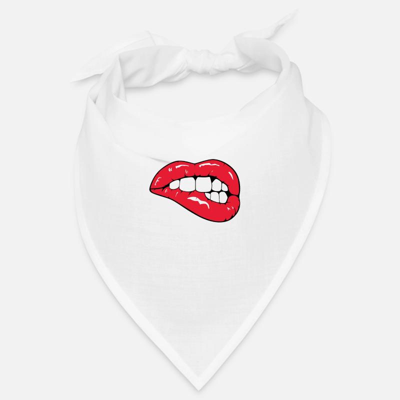 Red lips Bandana