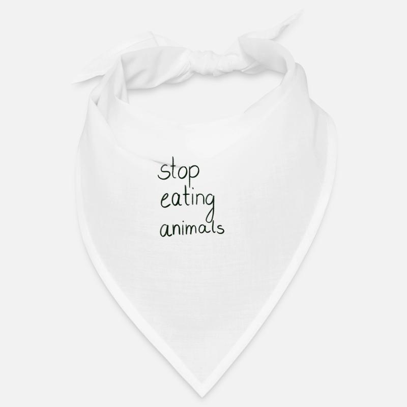 Stop eating animals Bandana