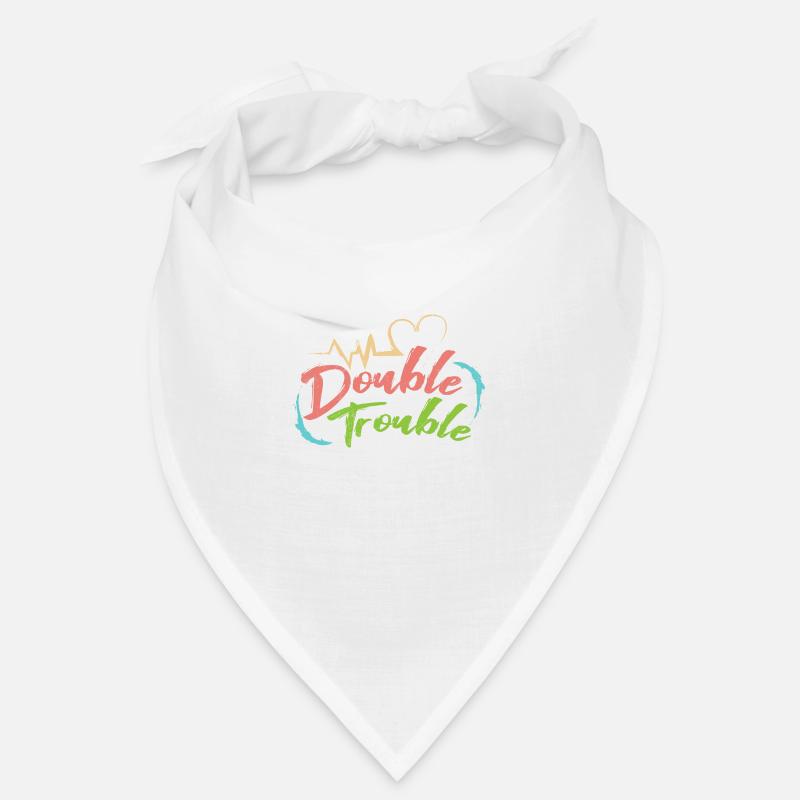Gemini Double Trouble Twin Twins Gift Idea Bandana