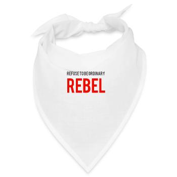 Rebell - Bandana - Weiß - Vorne