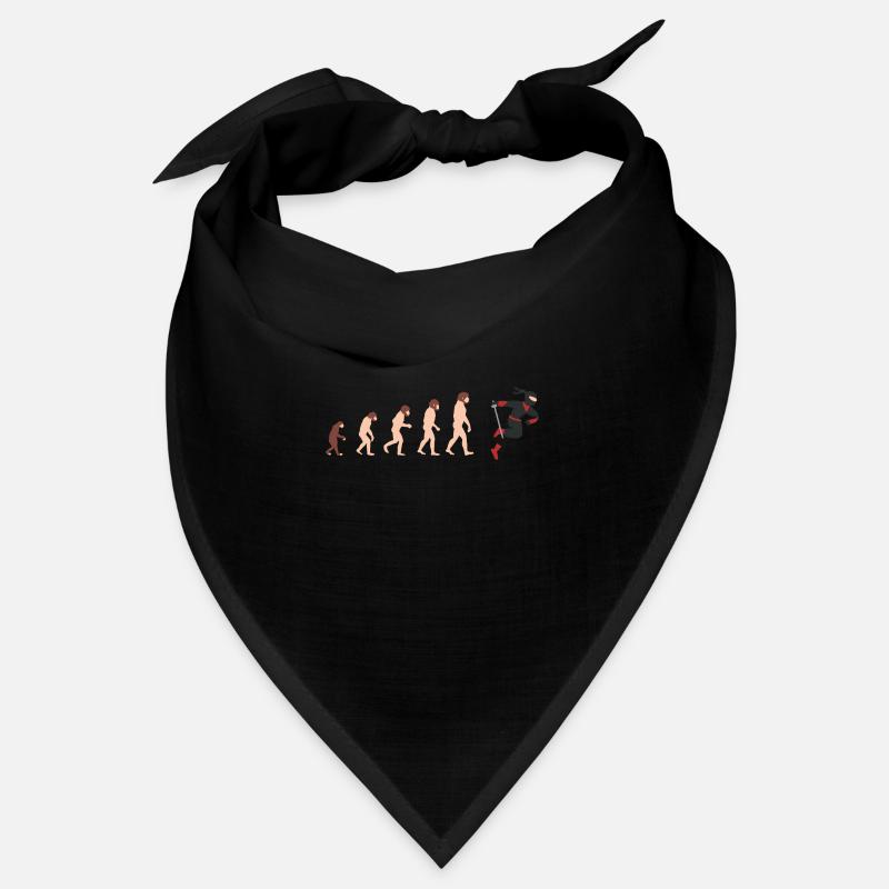 Human Evolution Ninja Fan Lustige Geschenkidee Bandana