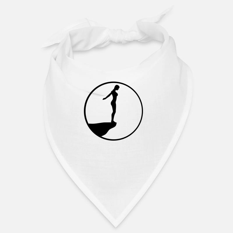 Cliff Diver Logo Design Bandana