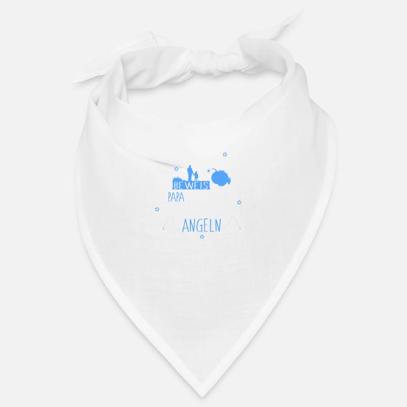 Ich bin der Beweis Angler papa Junge Bandana