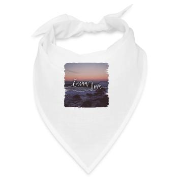 Ocean Love - Bandana - Weiß - Vorne