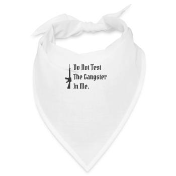 Gangster - Bandana - Weiß - Vorne