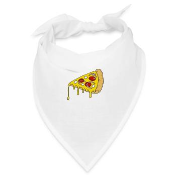 PIZZA - Bandana - Weiß - Vorne