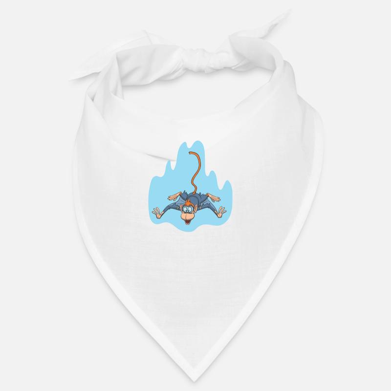 Wingsuit Voler singe - Bandana - blanc