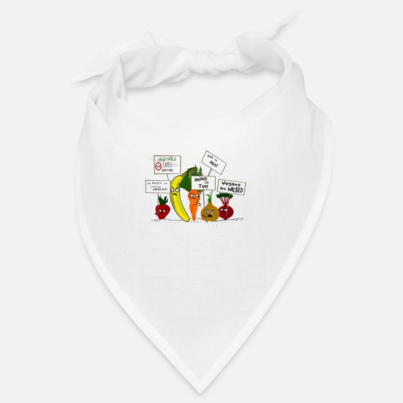 Vegetables and Fruit Protesting Vegans Bandana