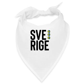 Sverige - Bandana - Weiß - Vorne