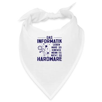 Informatik Hardware Programmierer Geschenk - Bandana - Weiß - Vorne