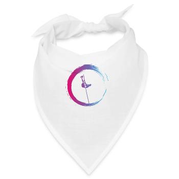 Stabhochsprung - Bandana - Weiß - Vorne